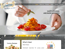 Tablet Screenshot of gustorafoods.com